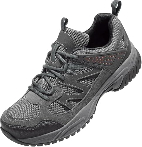 OutPro Wanderschuhe Herren Outdoor rutschfest Atmungsaktiv Trekkingschuhe Leicht Komfortabel Männer Hikingschuhe EU40 von OutPro