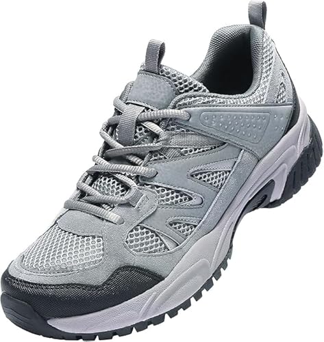 OutPro Wanderschuhe Herren Outdoor rutschfest Atmungsaktiv Trekkingschuhe Leicht Komfortabel Männer Hikingschuhe EU42 von OutPro