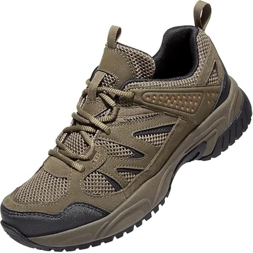 OutPro Wanderschuhe Herren Outdoor rutschfest Atmungsaktiv Trekkingschuhe Leicht Komfortabel Männer Hikingschuhe EU40 von OutPro