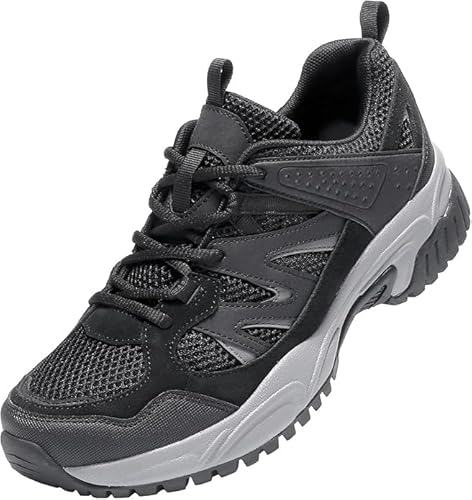 OutPro Wanderschuhe Herren Outdoor rutschfest Atmungsaktiv Trekkingschuhe Leicht Komfortabel Männer Hikingschuhe EU46 von OutPro