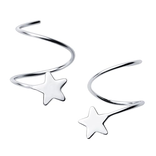 Outanaya 1 Paar Sterling Silber Ohrringe für Damen Süße Stern Ohrringe Elegantes Design für Partys und Anlässe Hypoallergen Langlebig und Komfortabel im Alltag von Outanaya
