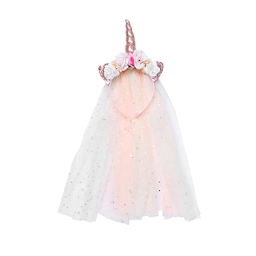 Outanaya 1 Stück Einhorn Haarreif für Mädchen Süßes Party Accessoire mit Zarten Details für Geburtstagsfeiern Cosplay und Tägliches Tragen Angenehmes Material Rutschfest und Elegant von Outanaya