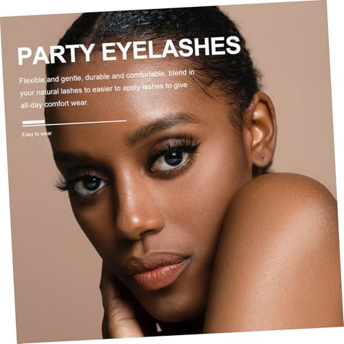 Outanaya 10 Paare Mehrschichtige Falsche Wimpern Wiederverwendbar Natürlicher Look Party Make up Cosplay Schminkwimpern für Frauen Augenverlängerung von Outanaya