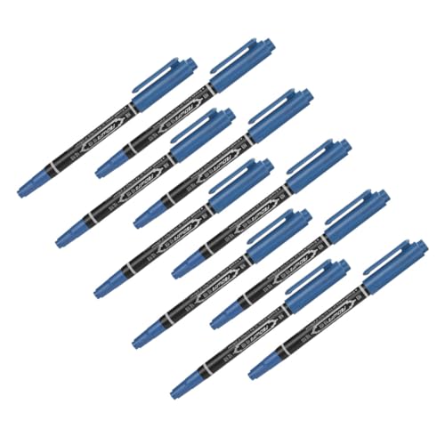 Outanaya 10 Stück Teiliges Wasserfeste Microblading Augenbrauenstifte mit Feiner und Breiter Spitze Tattoo Mapping Marker Professionelle Kosmetische Tattoo Werkzeuge für Präzise von Outanaya