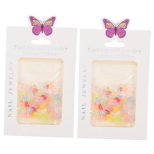 Outanaya 100stücke Nageldekorationen Schleifen Nagelaufkleber Nagelanhänger Nageldekorationszubehör Für Frauen Handys Karten Notizbücher Haarspangen Geldbörsen von Outanaya