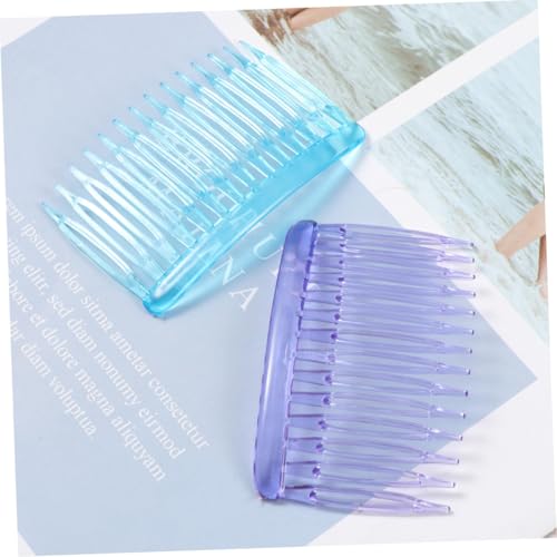 Outanaya 12 Stück Teiliges Bunte Kunststoff Haarkämme Kleine Vintage Steckkämme mit Gewellten Zähnen für Damen Mädchen Alltag und Besondere Anlässe Geeignet Zufällige Farbe Zufällige Farbe von Outanaya