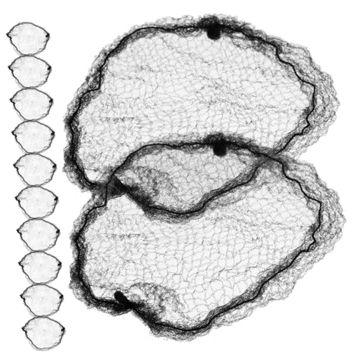 Outanaya 150 Stück Haarnetz wig stand perücken ständer dehnbare Perückenkappen nackte Perückenkappen Dutthülle für Damen Haarknotenabdeckung Hanfu Feine Netz tasche Kugelkopf Kopfbedeckung von Outanaya