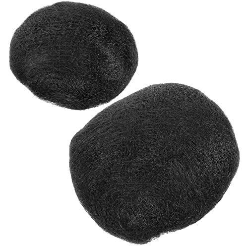 Outanaya 2 Stck Teiliges Haargummi Dutt Haarnetz Volumen Erweiterung Weich Komfortabel für Frauen Alltag Hochzeit Party Frisurenhilfe von Outanaya