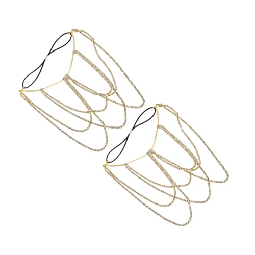 Outanaya 2 Stück Boho Leg Chain für Damen Elastische Verstellbare Körperkette mit Funkelnden Strasssteinen Vielseitig als Bein oder Körperkette Tragbar für Sommer Strand und Partys Outanaya 2 Stück Boho Leg Chain für Damen Elastische Verstellbare Körperkette mit Funkelnden Strasssteinen Vielseitig als Bein oder Körperkette Tragbar für Sommer Strand und Partys von Outanaya