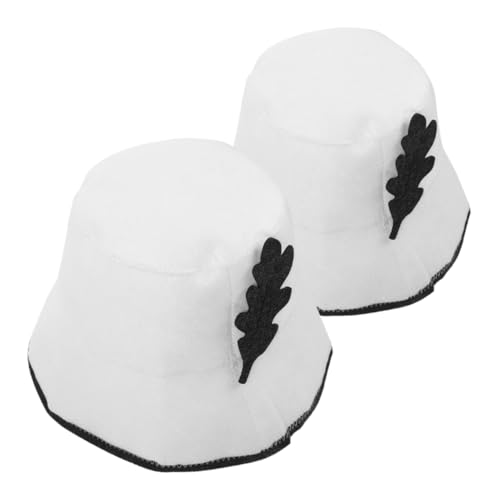 Outanaya 2 Stück Filz Saunahut für Herren und Damen Leichte und Bequeme Badekappe für Sauna Dampfbad Wellnessbereich Verstellbar und Tragbar von Outanaya