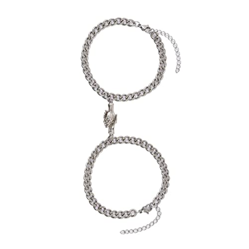 Outanaya 2 Stück Kreatives Handshake Armband aus Rostfreiem Magnetische Partnerarmbänder mit Handschmuck Verstellbare Freundschafts und Jubiläumsarmbänder für Geburtstags und von Outanaya