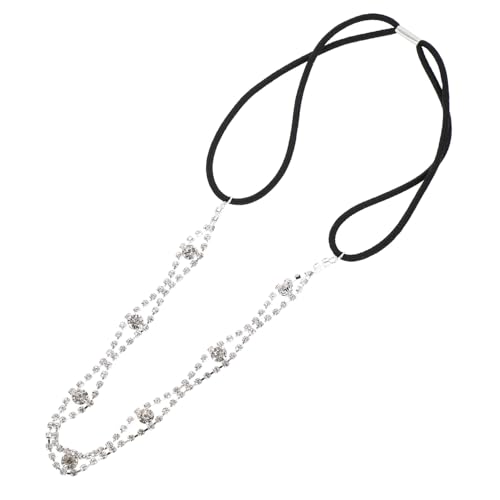 Outanaya 2 Stück Teiliges Strass Stirnband Damen Retro Kopfschmuck Haarreif mit Perlen Elegant für Frauen und Mädchen Festliche Anlässe Weihnachten Silvester von Outanaya