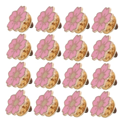 Outanaya 24 Stück Kirschblüten Broschen Emaille Anstecknadeln aus Niedliche Blumen Badges für Kleidung Rucksäcke DIY Accessoires Sichere Befestigung Langlebig Vielseitig für Damen und von Outanaya