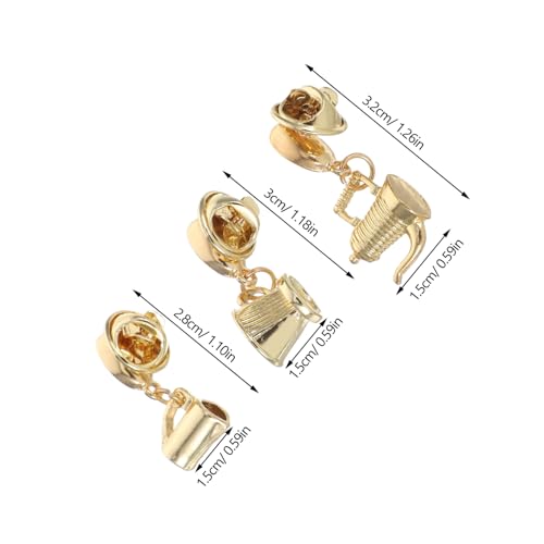 Outanaya 3 Stück Metall Kaffee Broschen Beans Tassen Kannen Anstecknadeln für Kleidung Rucksack Schürze Damen Accessoires Langlebig Robust Modisch Vielseitig von Outanaya