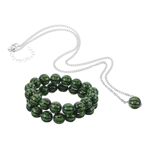 Outanaya 3 Stück Teiliges Wassermelonen Armband Leichtes Langlebiges Beaded Wristband und Halskette Minimalistisches Sommer Schmuck für Damen und Herren für Strand Party und Alltag Outanaya 3 Stück Teiliges Wassermelonen Armband Leichtes Langlebiges Beaded Wristband und Halskette Minimalistisches Sommer Schmuck für Damen und Herren für Strand Party und Alltag von Outanaya