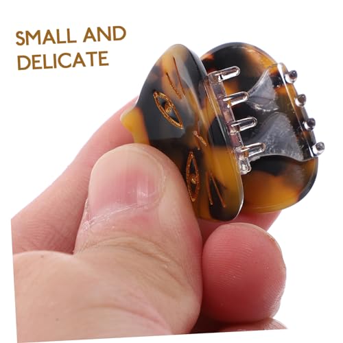 Outanaya 4 Stck Teiliges Kleine Katzen Haarclips aus Robustem Farblich Gemischtem Acetat Rutschfest und Schonend für Modischer Haarschmuck für Damen und Mädchen Geeignet für Alltag und von Outanaya