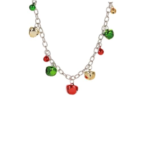 Outanaya 4 Stück Glockenkette Set Weihnachtsarmband Reiz Ohrringe für Frauen klimpern Halskette Weihnachten Frau Armband Legierungsarmband Frauen Ohrring Weihnachtsschmuck Legierungskette Outanaya 4 Stück Glockenkette Set Weihnachtsarmband Reiz Ohrringe für Frauen klimpern Halskette Weihnachten Frau Armband Legierungsarmband Frauen Ohrring Weihnachtsschmuck Legierungskette von Outanaya
