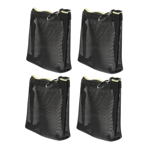 Outanaya 4 Stück Teiliges Netzstoff Kosmetiktaschen Reise Kulturbeutel Atmungsaktive Make up Organizer Tasche Multifunktional Tragbar für Damen Praktische Aufbewahrung von Kosmetika und von Outanaya