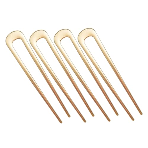 Outanaya 4stücke U-förmige Haarnadel Mit Schleife Vintage-haarnadel Haarschmuck Für Frauen Und Mädchen Stilvolles Design Einfach Zu Verwenden Sicher Und Robust von Outanaya