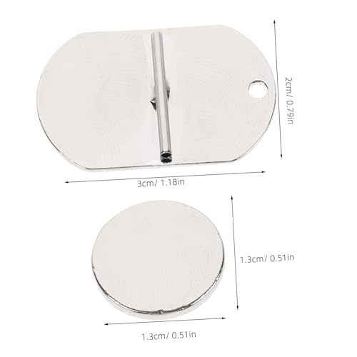 Outanaya 5 Paare Magnetische Broschenhalter Weiß Mini Pin Leichte Kleidungsmagneten Schonend Modisch für Individualisierbare Broschenbefestigung Kleidungsschäden von Outanaya