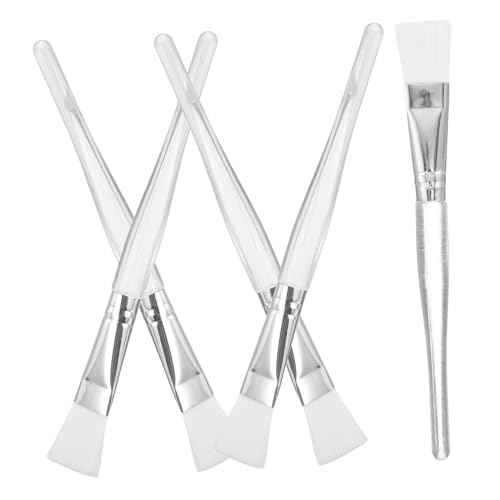 Outanaya 5 Stück Teiliges Gesichtsmaske Pinsel Weiche Nylonborsten Wiederverwendbar Sanft zur Haut für Gesichts Schlamm masken Angenehmer Griff Einfaches Auftragen und Glätten Beauty DIY von Outanaya