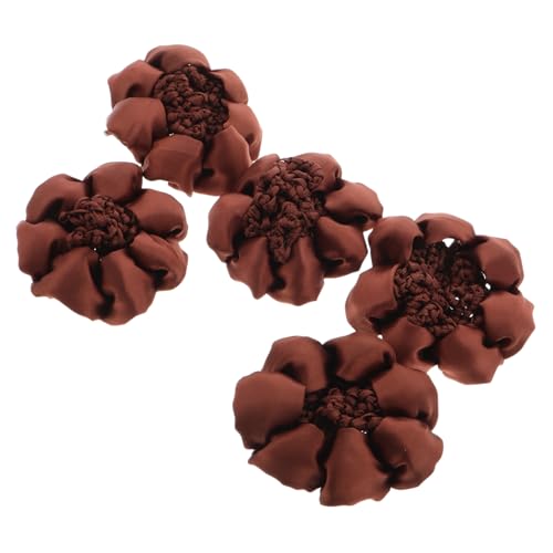 Outanaya 5stücke Braune Haarknoten-netzabdeckung Für Mädchen Elastisch Wiederverwendbar Haareinwickernetz Für Krankenschwestern Kellnerinnen von Outanaya