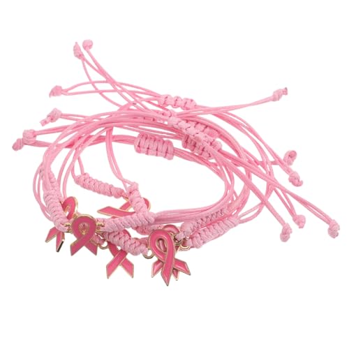 Outanaya 6 Stück Verstellbare Awareness Armbänder aus Handgewebtem Cord für Frauen Inspirierende Gesundheits Schmuckstücke Leicht und Hautfreundlich zur Gesundheitsvorsorge Outanaya 6 Stück Verstellbare Awareness Armbänder aus Handgewebtem Cord für Frauen Inspirierende Gesundheits Schmuckstücke Leicht und Hautfreundlich zur Gesundheitsvorsorge von Outanaya