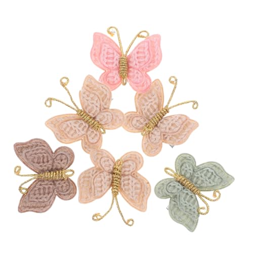 Outanaya 6stücke Schmetterling Haarspangen Kleine Schmetterlingshaarspangen Für Mädchen Als Dekorative Haarspangen Minihaarspangen Für Junge Mädchen von Outanaya