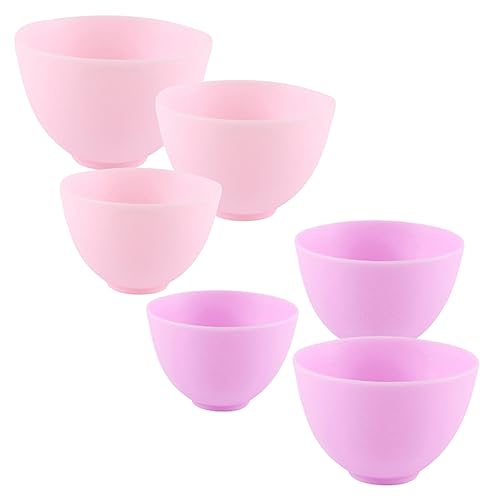 Outanaya 6stücke Schale Für Gesichtsmaske Aus Silikon Tragbare Gesichtsschalen Für Diy Und Hautpflegeprodukte Leicht Zu Reinigen Und Wiederverwendbar von Outanaya