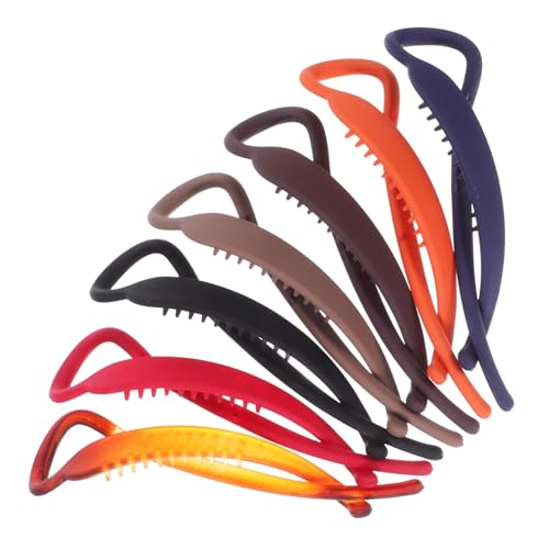 Outanaya 7stücke Teiliges Von Haarclips Für Damen Und Mädchen Starke Halterung Für Hohe Pferdeschwänze Elegante Styling-haarspangen Verschiedenen Farben Für Dickes Haar Für Jeden von Outanaya