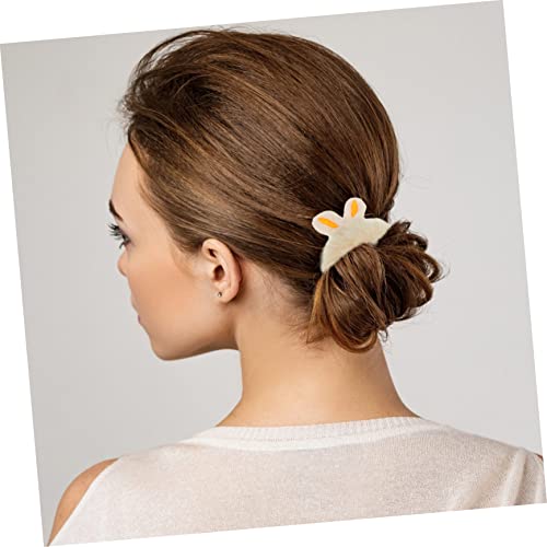 Outanaya 8 Stück Teiliges Elastische Haargummis mit Niedlichen Kaninchenohren Weiche Haarbänder für Mädchen Ponytail Halter Vielseitig für Dünnes Dickes und Lockiges Haar von Outanaya