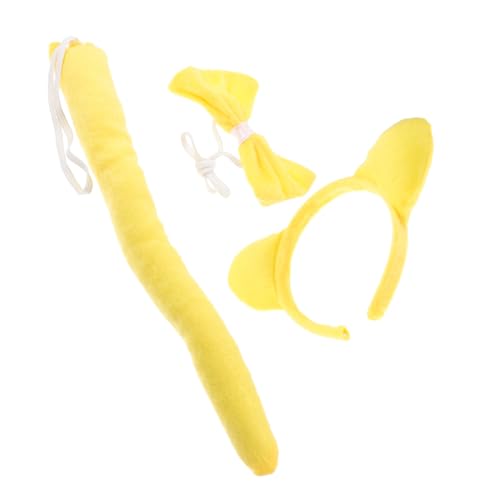 Outanaya Bärenkostüm und Erwachsene Leichtes Cosplay Zubehör mit Bärenohren Stirnband Schleife und Geeignet für Halloween Tierkostüm Party und Bühnenauftritte von Outanaya