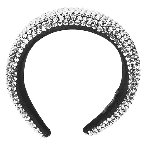 Outanaya Barock Stirnband Damen mit Breiter Krempe und Funkelnden Strasssteinen Leichter Formstabiler Brautschmuck für Party und Hochzeitsfrisuren Silberfarben Outanaya Barock Stirnband Damen mit Breiter Krempe und Funkelnden Strasssteinen Leichter Formstabiler Brautschmuck für Party und Hochzeitsfrisuren Silberfarben von Outanaya