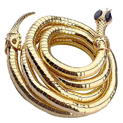 Outanaya Biegsames Schlangenarmband Flexibel Verstellbar als Halskette Choker Armreif Schmuck für Damen Vielseitig Tragbar für Party Halloween von Outanaya