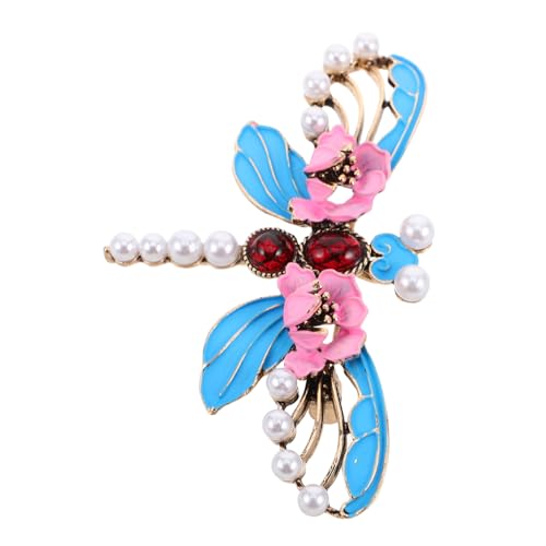 Outanaya Dekorativer Libellen Broschen Anstecker Chinesischer Stil mit Blumenmotiv Elegantes Mantel Accessoire für Damen Passend zu Hochzeiten Geburtstagen Muttertag und Festlichen Anlässen von Outanaya