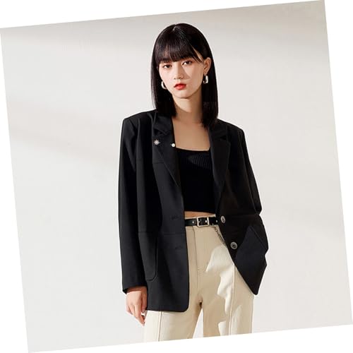 Outanaya Elegante Perlen blumenbrosche mit Strasssteinen Anstecknadel für Anzug Schal Mantel Handgefertigter Schmuck für Damen und Herren Vielseitiger Lapel Pin für Festliche Anlässe von Outanaya