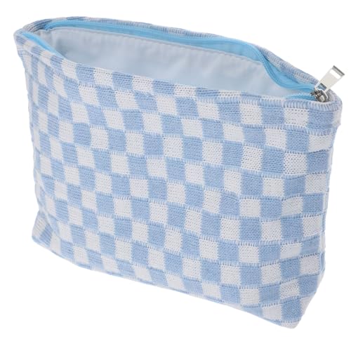 Outanaya Große Kosmetiktasche für Damen mit Karomuster Strapazierfähige Multifunktionale Make up Tasche und Kulturbeutel Geräumiger Reise Organizer für Outdoor und Alltag von Outanaya