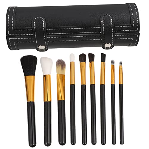 Outanaya Kosmetik Pinsel Tasche PU Leder Makeup Brush Case Organizer Reise Tragbar Schminktasche mit Fach für Beauty Essentials Leicht und Langlebig für Unterwegs und Zuhause von Outanaya