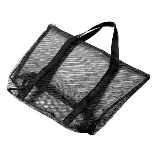 Outanaya Große Mesh Strandtasche Mit Reißverschluss Faltbare Transparente Einkaufstasche Für Strand Urlaub Und Reisen Multifunktionale Praktische Tasche Für Damen Und Herren von Outanaya