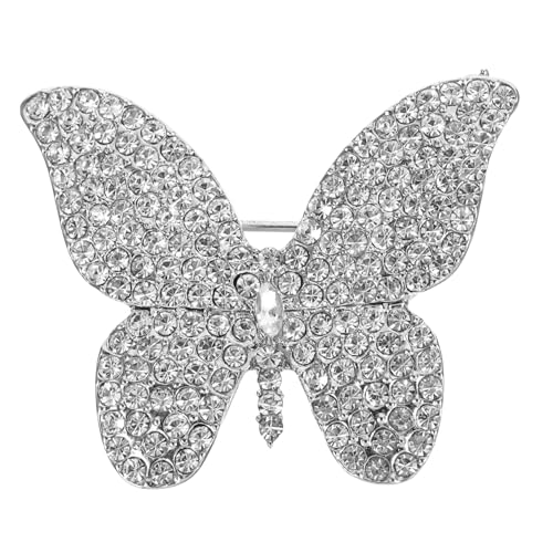 Outanaya Schmetterling Brosche mit Funkelnden Kristallen Leichte Anstecknadel für Damen Strahlendes Accessoire für Hochzeit Party Cardigan und Mantel Sicherer Verschluss Vielseitig Outanaya Schmetterling Brosche mit Funkelnden Kristallen Leichte Anstecknadel für Damen Strahlendes Accessoire für Hochzeit Party Cardigan und Mantel Sicherer Verschluss Vielseitig von Outanaya