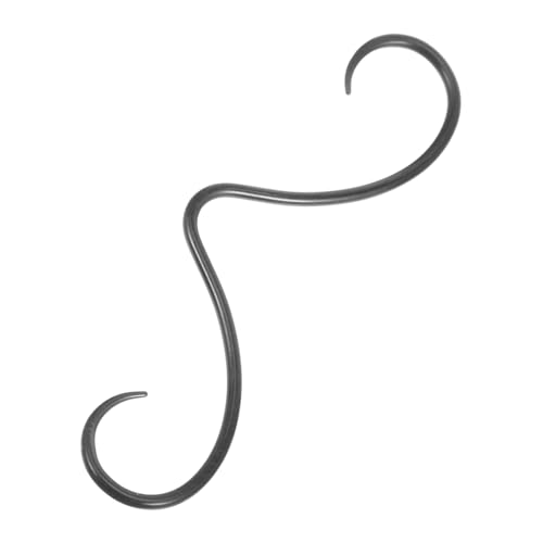 Outanaya Septum Ring Schwarzer Nasenring für Piercings Körper Schmuck für Damen und Herren Einfach zu Tragen und Langlebig von Outanaya