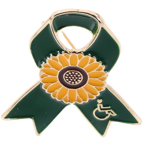 Outanaya Sonnenblumen Anstecknadel aus Legierung Brosche für Damen und Herren Vielseitig Einsetzbar bei Freiwilligen und Wohltätigkeitsveranstaltungen zur Identifikation und Unterstützung von Outanaya