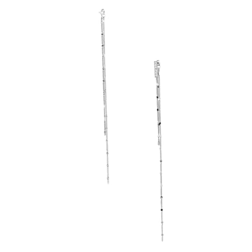 Outanaya Sterling Silber Ohrhänger Damen Lange Tassel Ohrringe mit feinem Draht Einzigartige Kreative Ohrkette für Frauen Leicht und Modisch Perfektes von Outanaya
