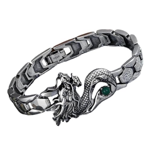 Outanaya Verstellbares Herren Dragon Totem Armband aus Modisches Neujahrsarmband mit Detailreichem Drachenmotiv Individuelles Schmuckstück für Alltag und Besondere Anlässe von Outanaya