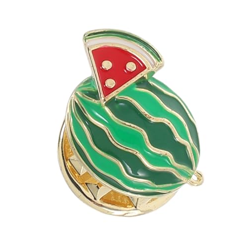 Outanaya Wassermelonen Anstecknadel Fruchtförmige Brosche Leicht und Tragbar Sommermode für Strandpartys Luau Feiern Tropische Accessoires für Kleidung Taschen von Outanaya