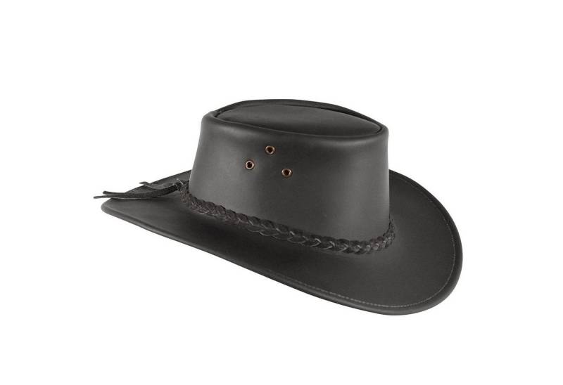 Outbacker Cowboyhut Australischer Cowboy Lederhut für Kinder, Größe 47-48 cm von Outbacker