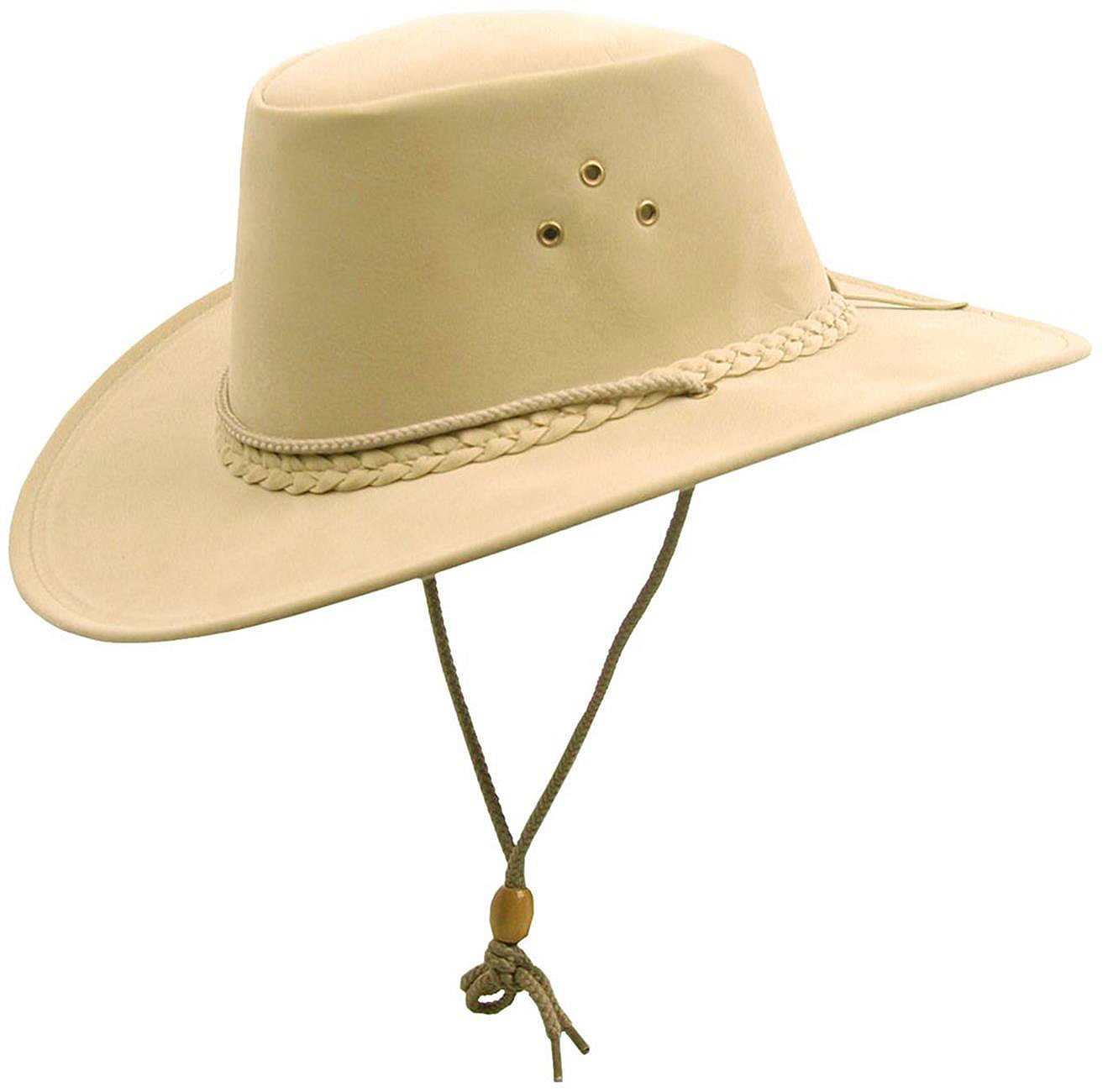 Outbacker Cowboyhut Cowboyhut- Strandhut mit Kinnband- Sonnenschutz für Jungen und Mädchen von Outbacker