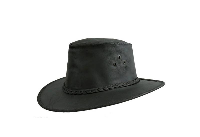 Outbacker Cowboyhut Kinder Cowboy Hut- wetterfest und robust in braun und schwarz, Größe 5 von Outbacker