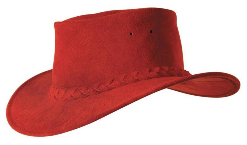 Outbacker Cowboyhut Australischer Kinder Hut aus weichem Wildleder- knautschbar von Outbacker