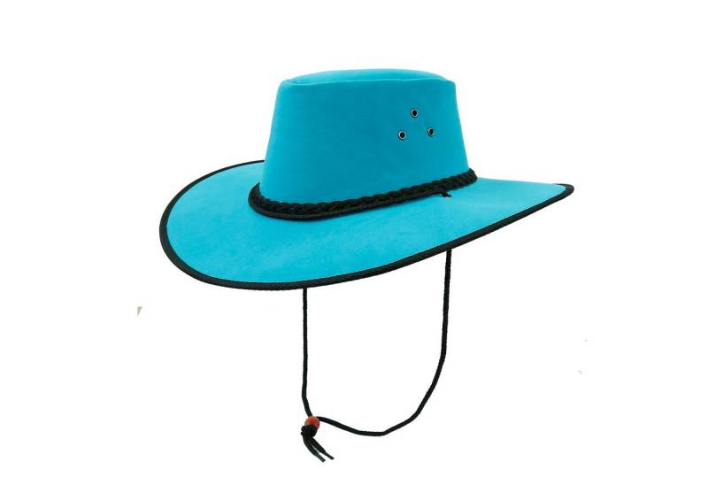 Outbacker Cowboyhut Kinder Sommerhut aus Mikrofaser inkl. Kinnband wasserfest mit UV Schut von Outbacker